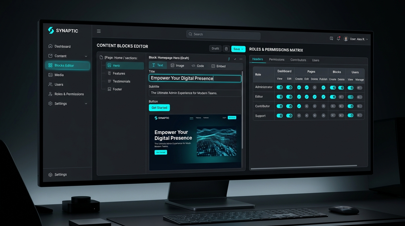 Türkçe Admin CMS Panel Yönetim Paneli Dashboard Visual